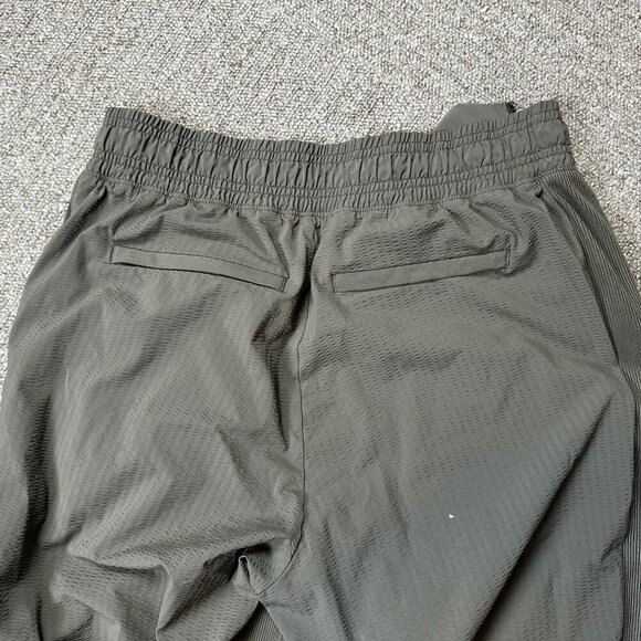 Athleta Textured Brooklyn Jogger Pants Mountain Olive Green Women's Size 2 - Picture 6 of 6